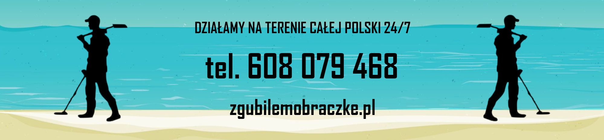 Grafika: poszukiwania zguby na plaży